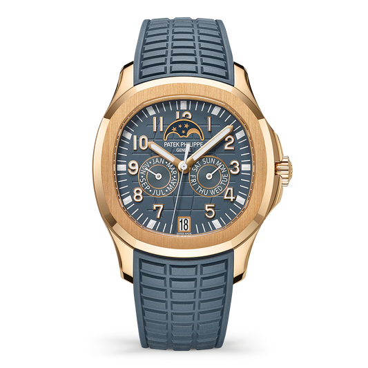Aquanaut 5261A Moonphase Tifany Blue Rose 40mm Stainless Steel