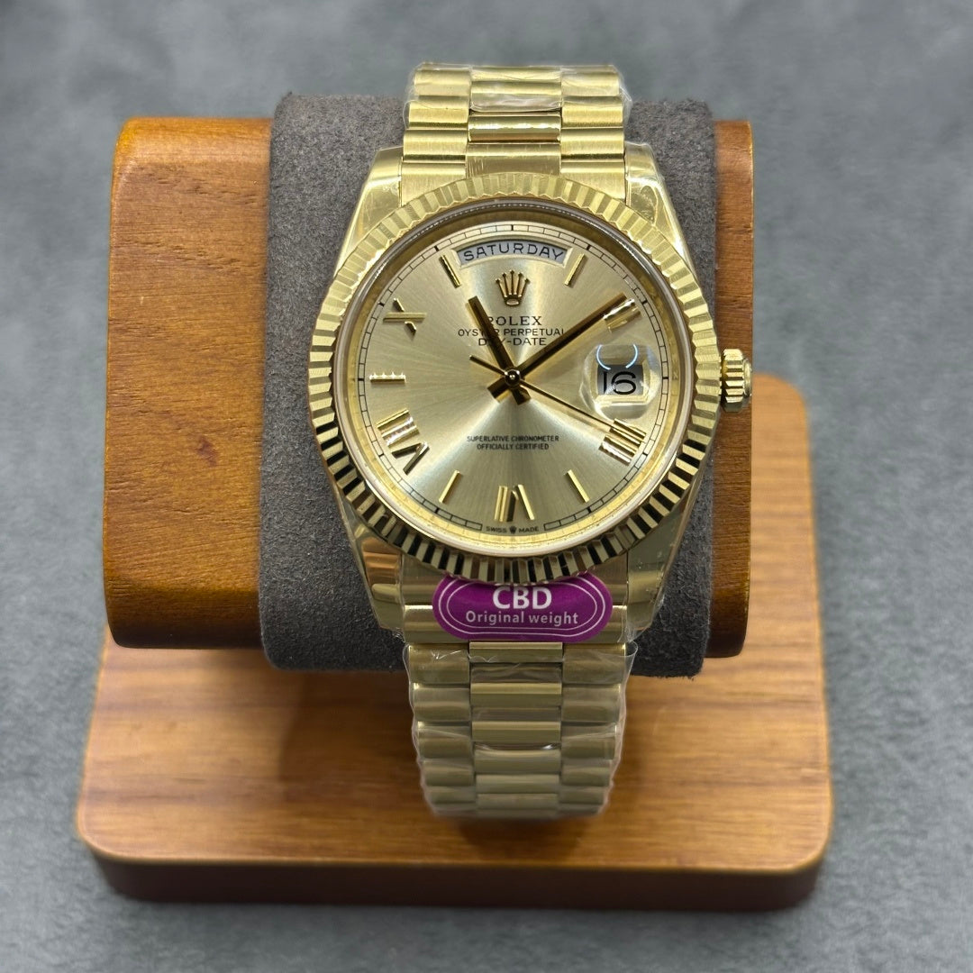 Day-Date 228238 Yellow Gold Plated Champagne Dial