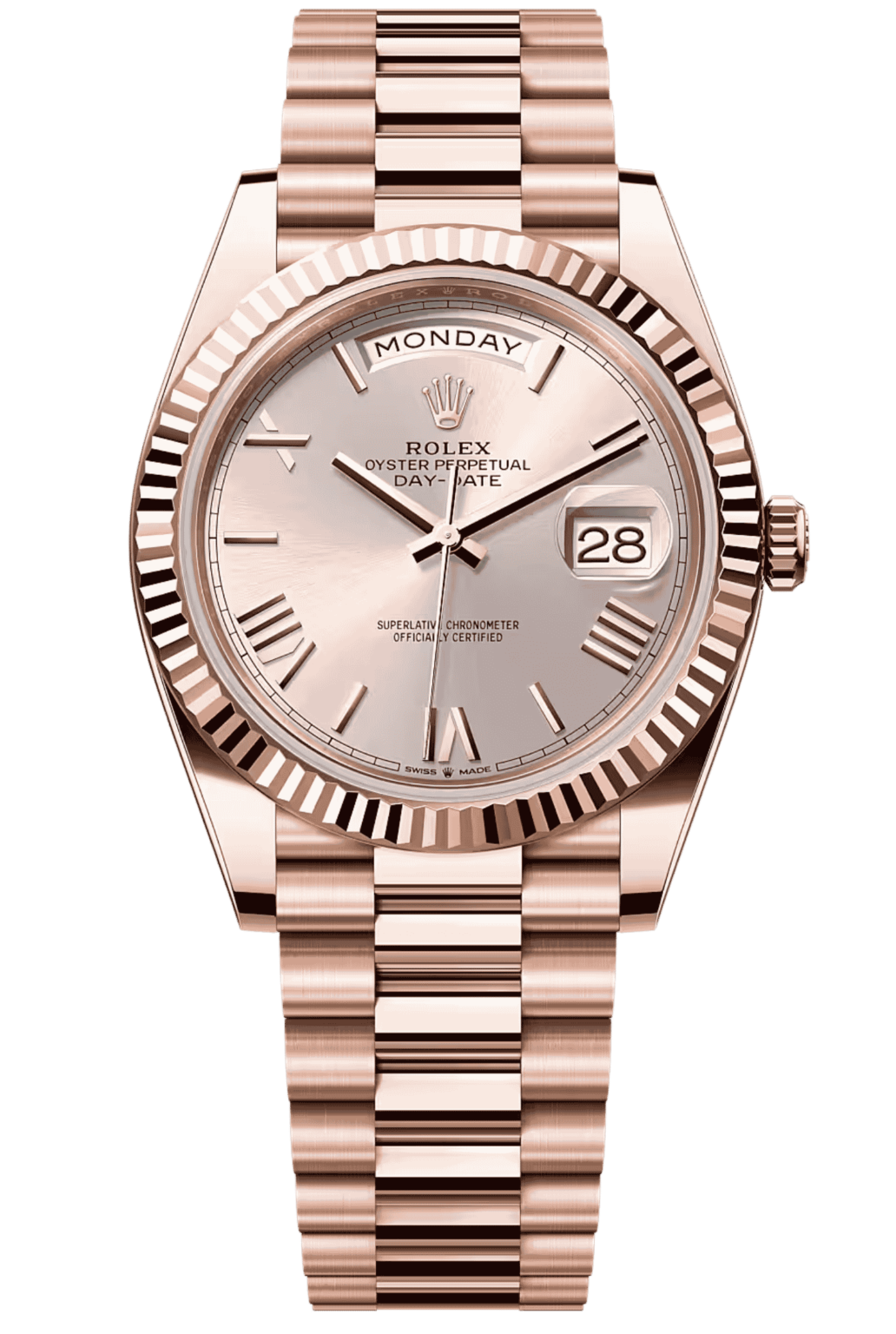 Day-Date 228235 Rose Gold Champagne Dial