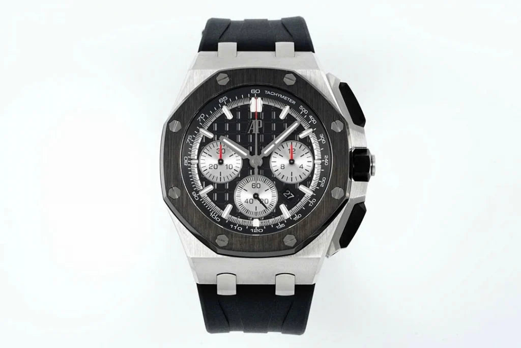 AP ROO Black White Dial 26420ST 42mm