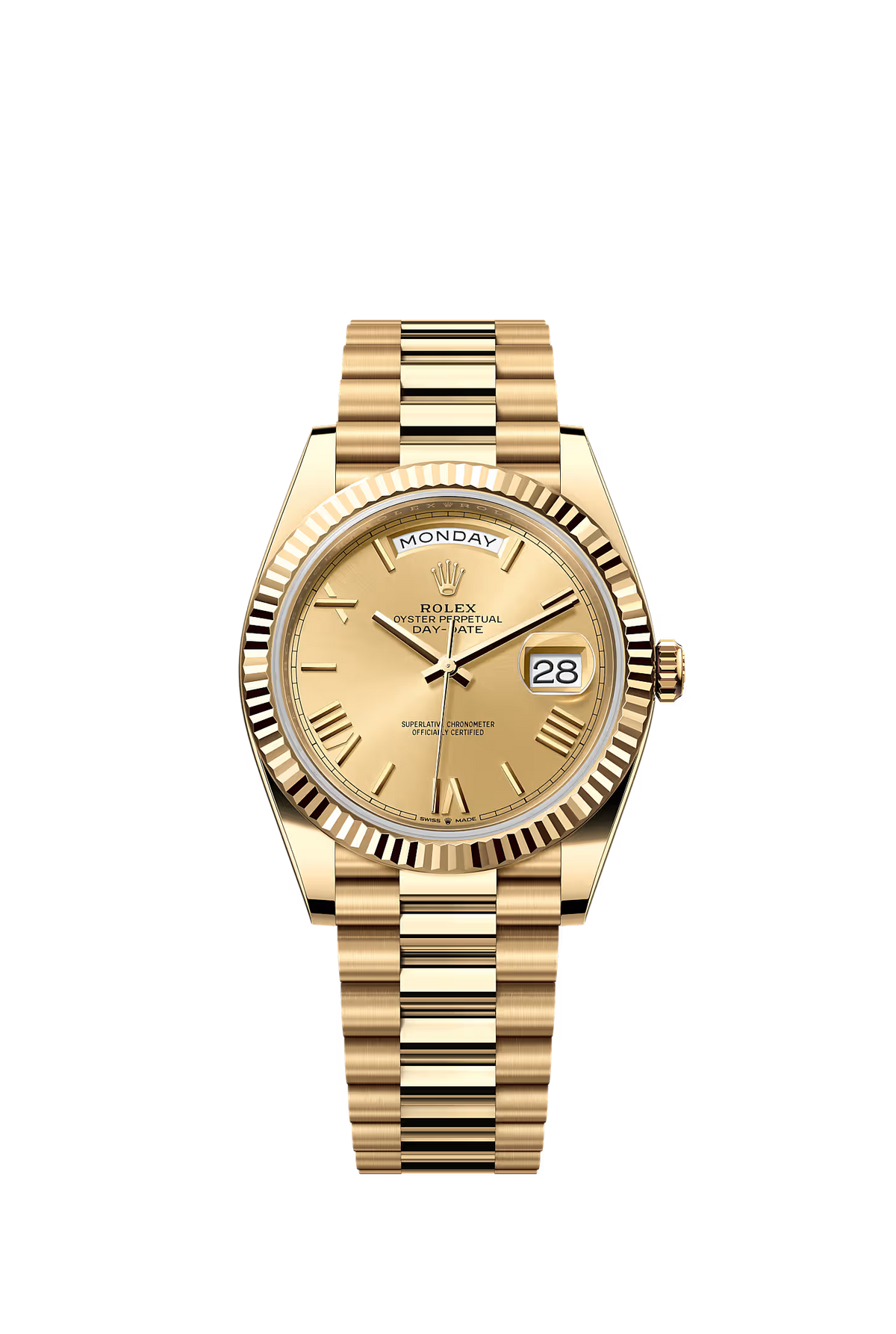 Day-Date 228238 Yellow Gold Plated Champagne Dial