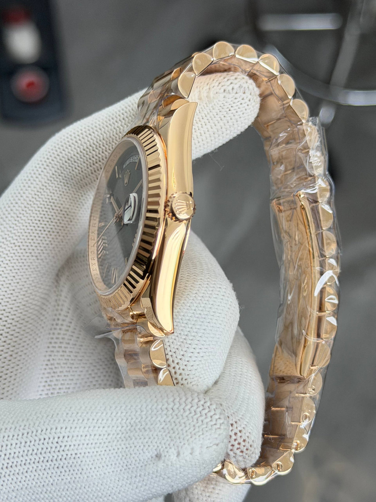 Day-Date 228235 Rose Gold Ombre Slate Dial