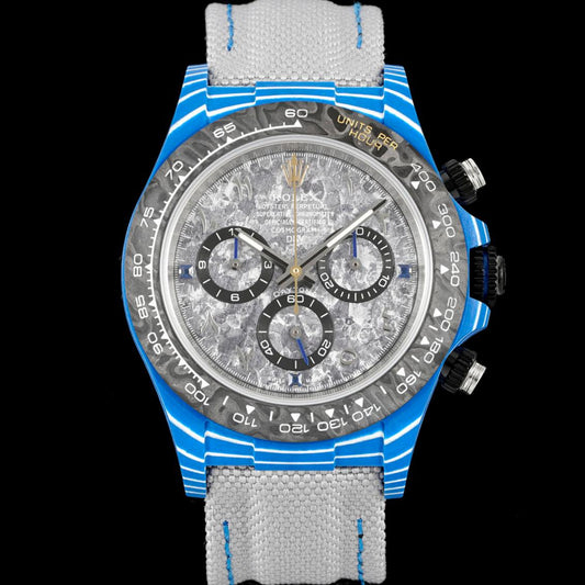 Daytona Blue Grey CarboQuartz DiW 40mm