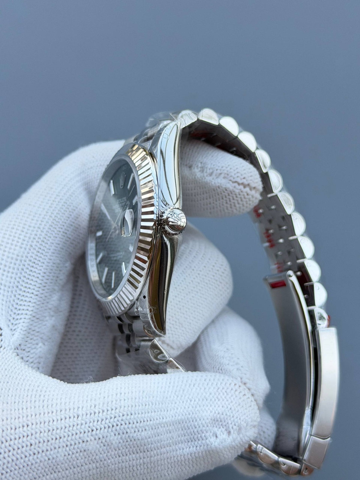 Datejust 41mm 126334 Mint Green Dial Index Fluted Jubilee