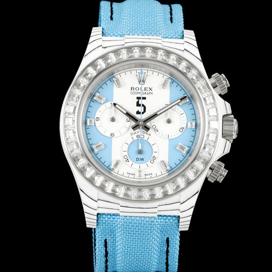 Daytona Tiffany White CarboQuartz DiW 40mm