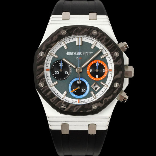 AP DiW 26240 Carboquartz 41mm Black Strap