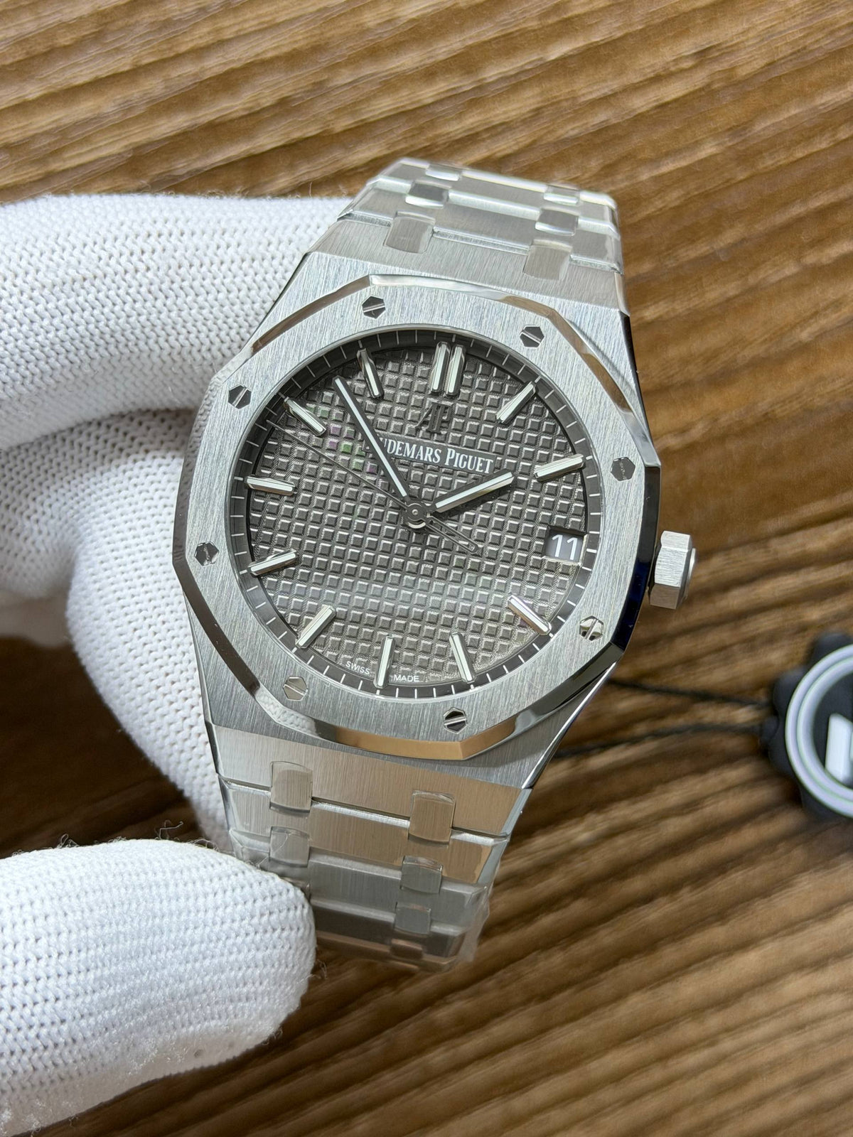 AP RO Grey Dial Stainless Steel 15500ST.OO.1220ST.04 41mm