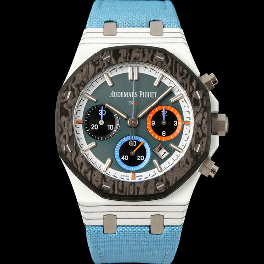 AP DiW 26240 Carboquartz 41mm Tiffany Strap