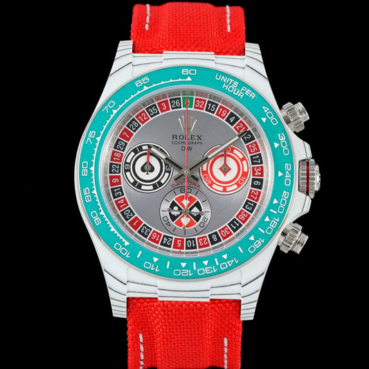 Daytona Casino Roulette CarboQuartz DiW 40mm