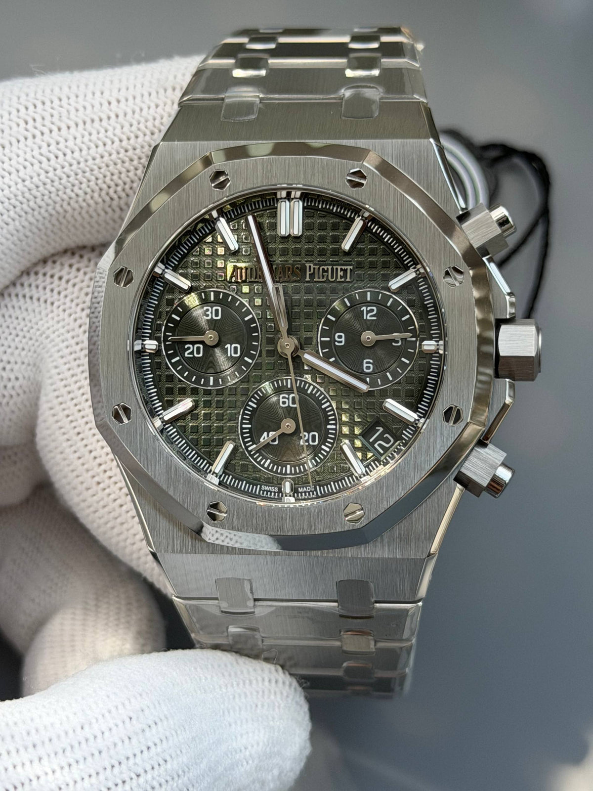 AP RO 26240ST Stainless Steel Green 41mm