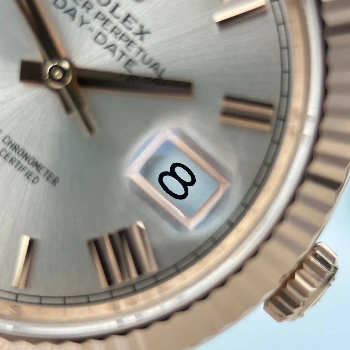 Day-Date 228235 Rose Gold Champagne Dial