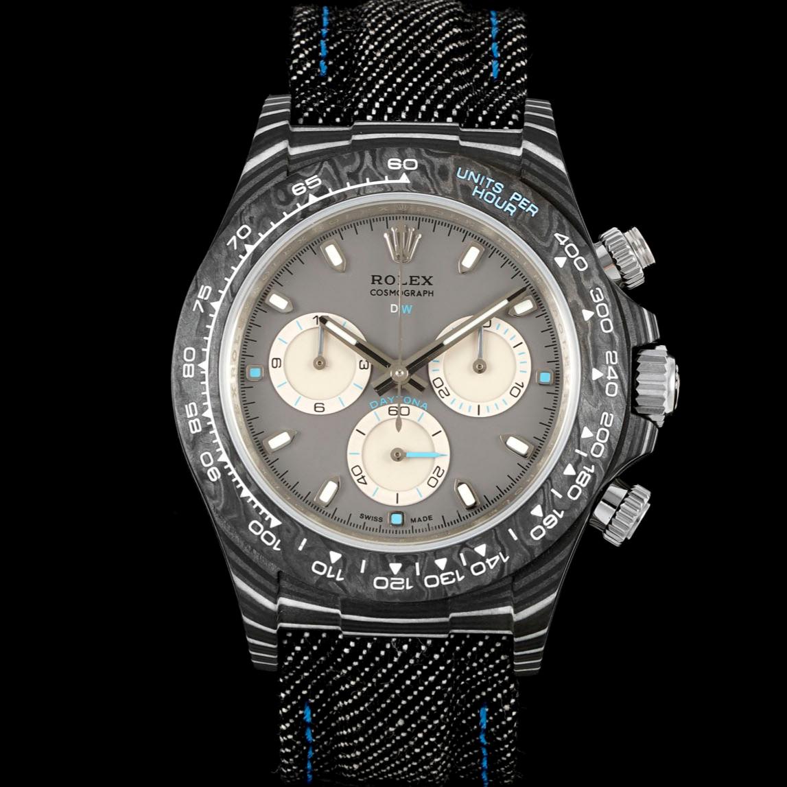 Daytona Grey Cream CarboQuartz DiW 40mm
